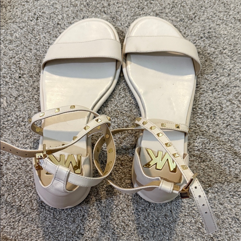 Michael Kors Women's Sandals with Gold Accents